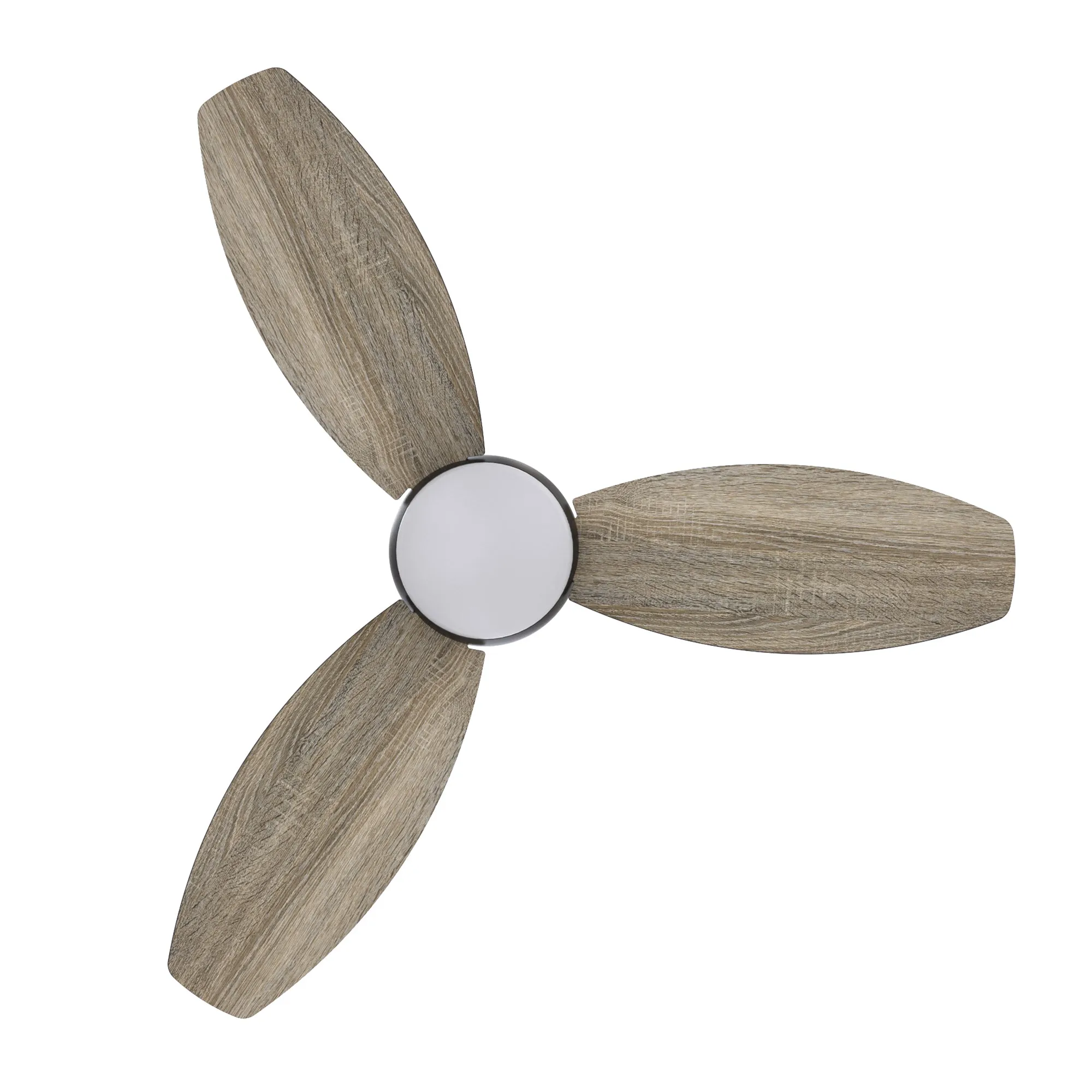 TRENTO 60 inch 3-Blade Smart Ceiling Fan with LED Light Kit & Remote- Black/Walnut & Light Wood (Reversible Blades)