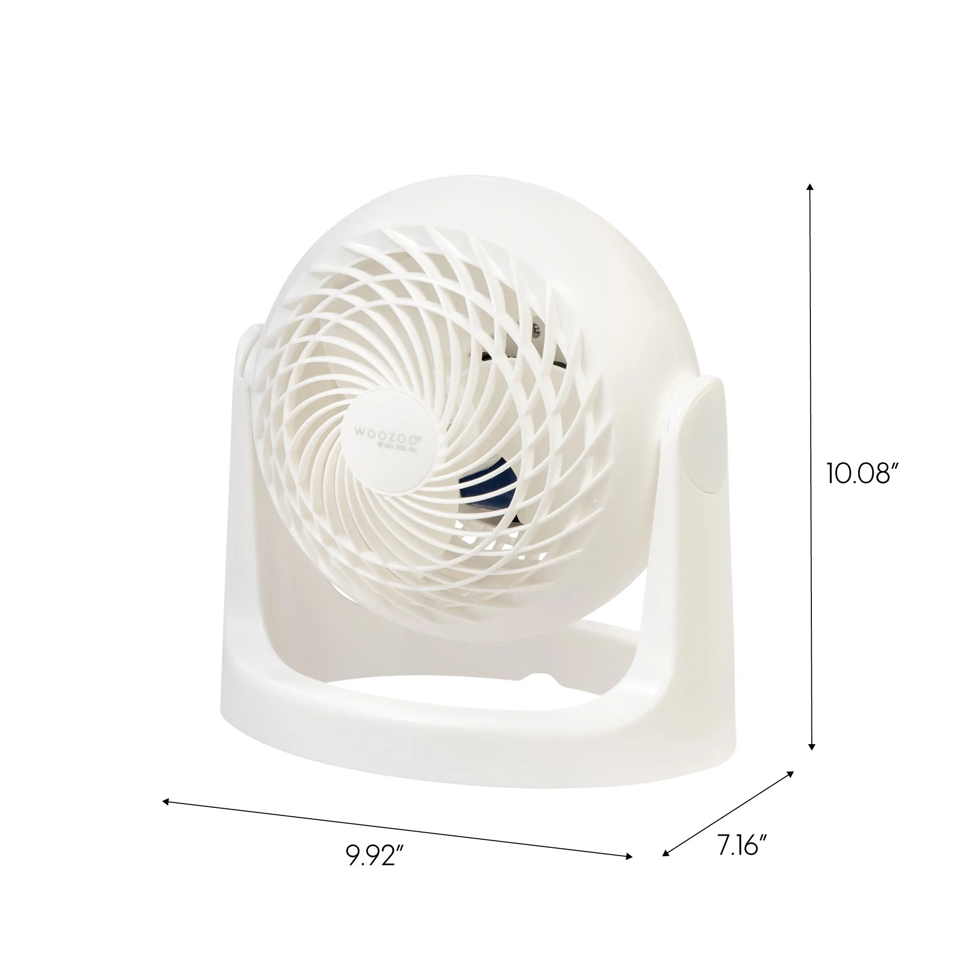 WOOZOO® Macaron Fan Medium - Non-Oscillation, 360° Vertical Tilt - 2 Pack